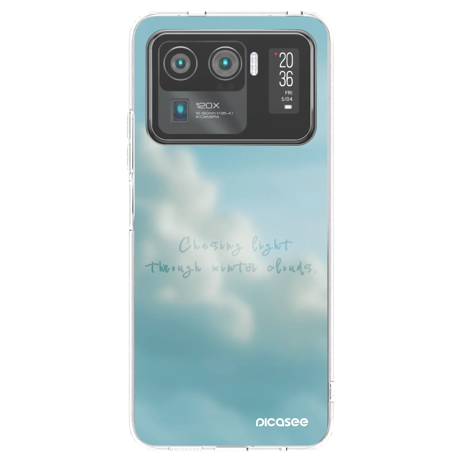 Picasee silikonska prozirna maskica za Xiaomi Mi 11 Ultra - CHASiNG LIGHT