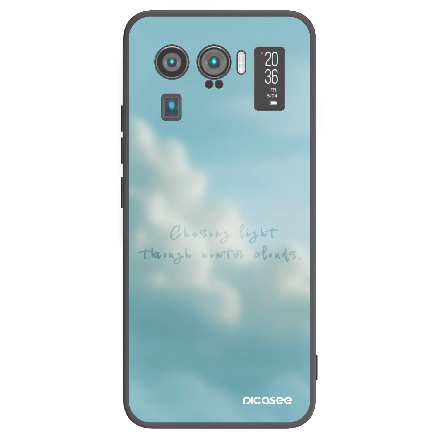 Picasee crna silikonska maskica za Xiaomi Mi 11 Ultra - CHASiNG LIGHT
