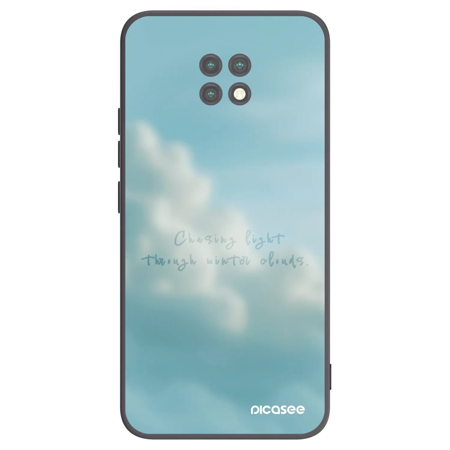 Picasee crna silikonska maskica za Xiaomi Redmi Note 9T - CHASiNG LIGHT