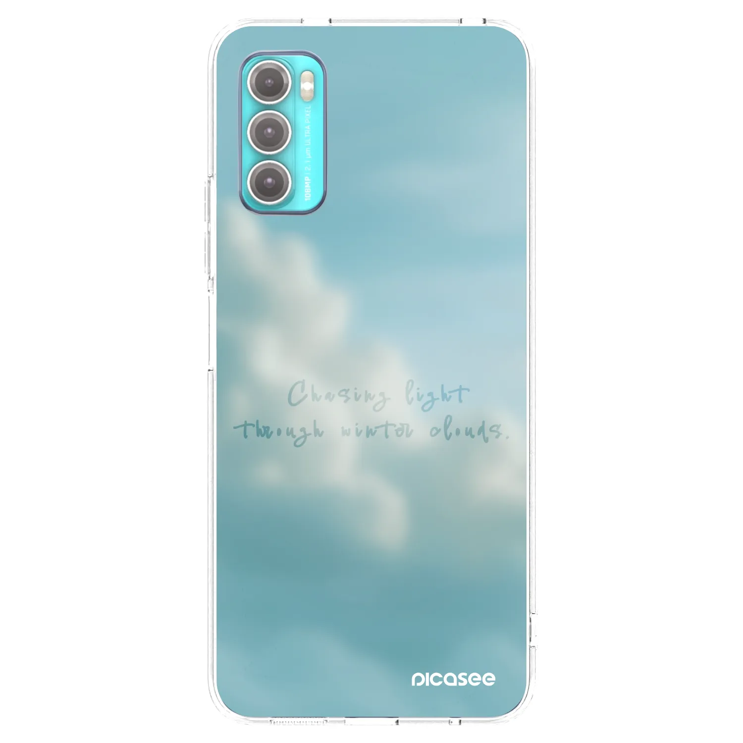 Picasee silikonska prozirna maskica za Motorola Moto G60 - CHASiNG LIGHT