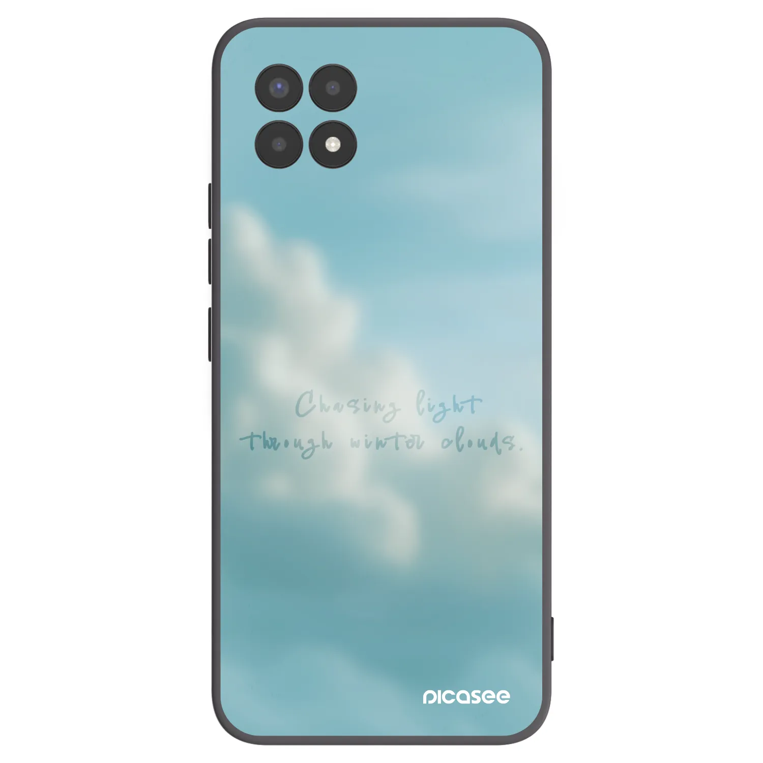 Picasee crna silikonska maskica za Realme 8i - CHASiNG LIGHT