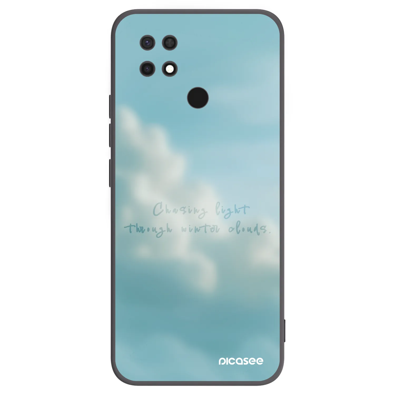Picasee crna silikonska maskica za Xiaomi Redmi 10C - CHASiNG LIGHT