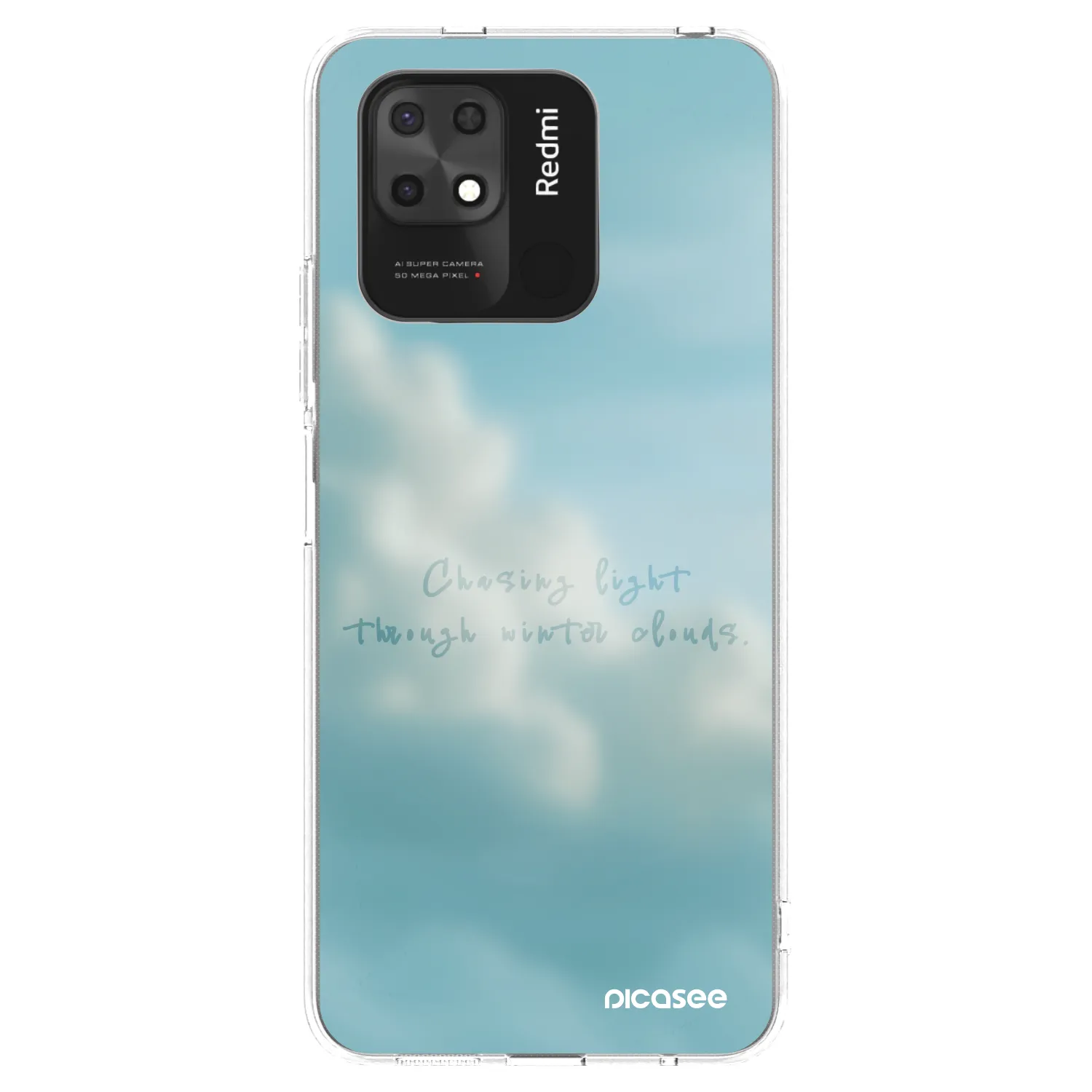 Picasee silikonska prozirna maskica za Xiaomi Redmi 10C - CHASiNG LIGHT