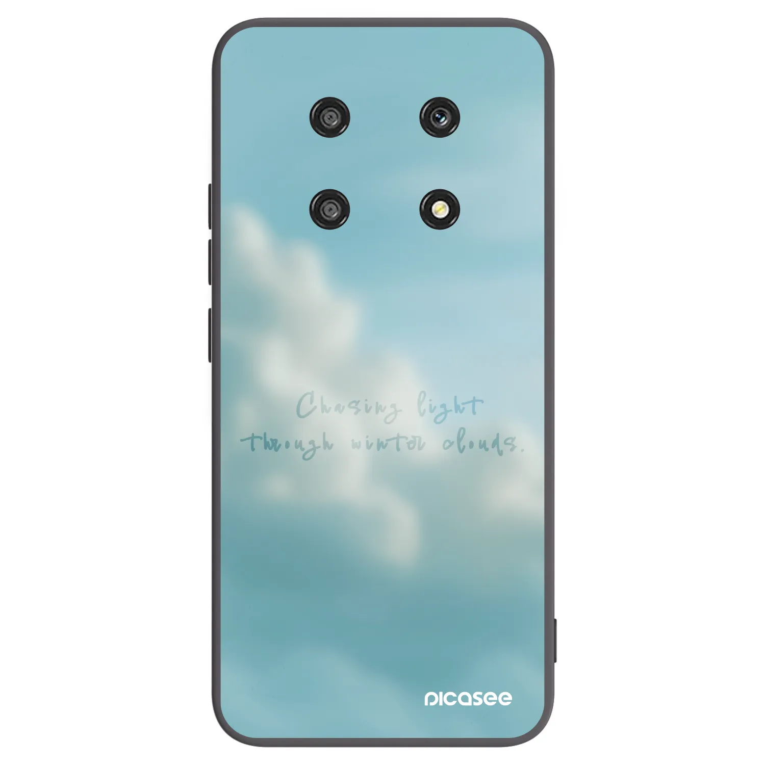 Picasee crna silikonska maskica za Honor Magic4 Lite 5G - CHASiNG LIGHT