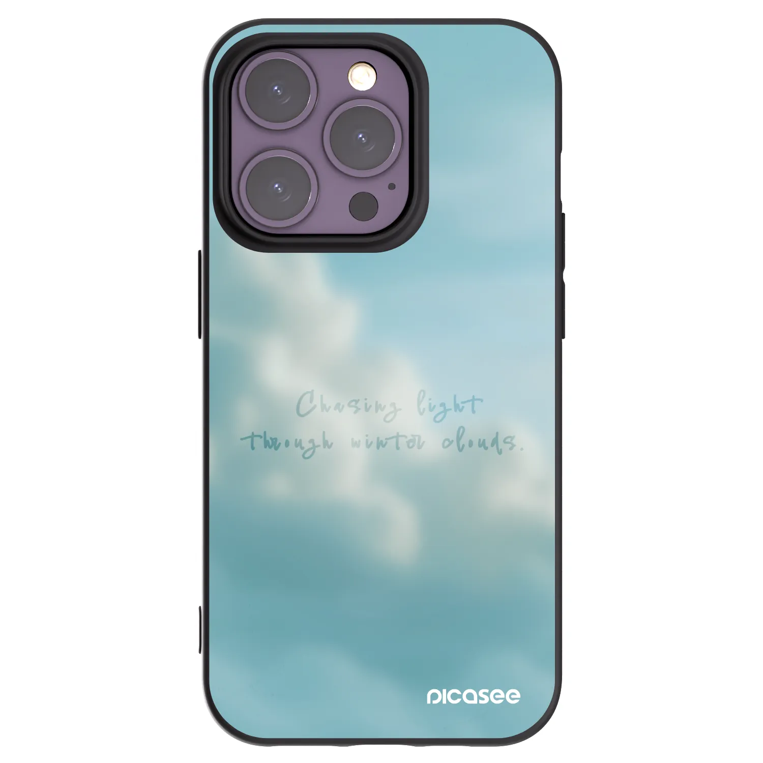 Picasee crna silikonska maskica za Apple iPhone 14 Pro - CHASiNG LIGHT