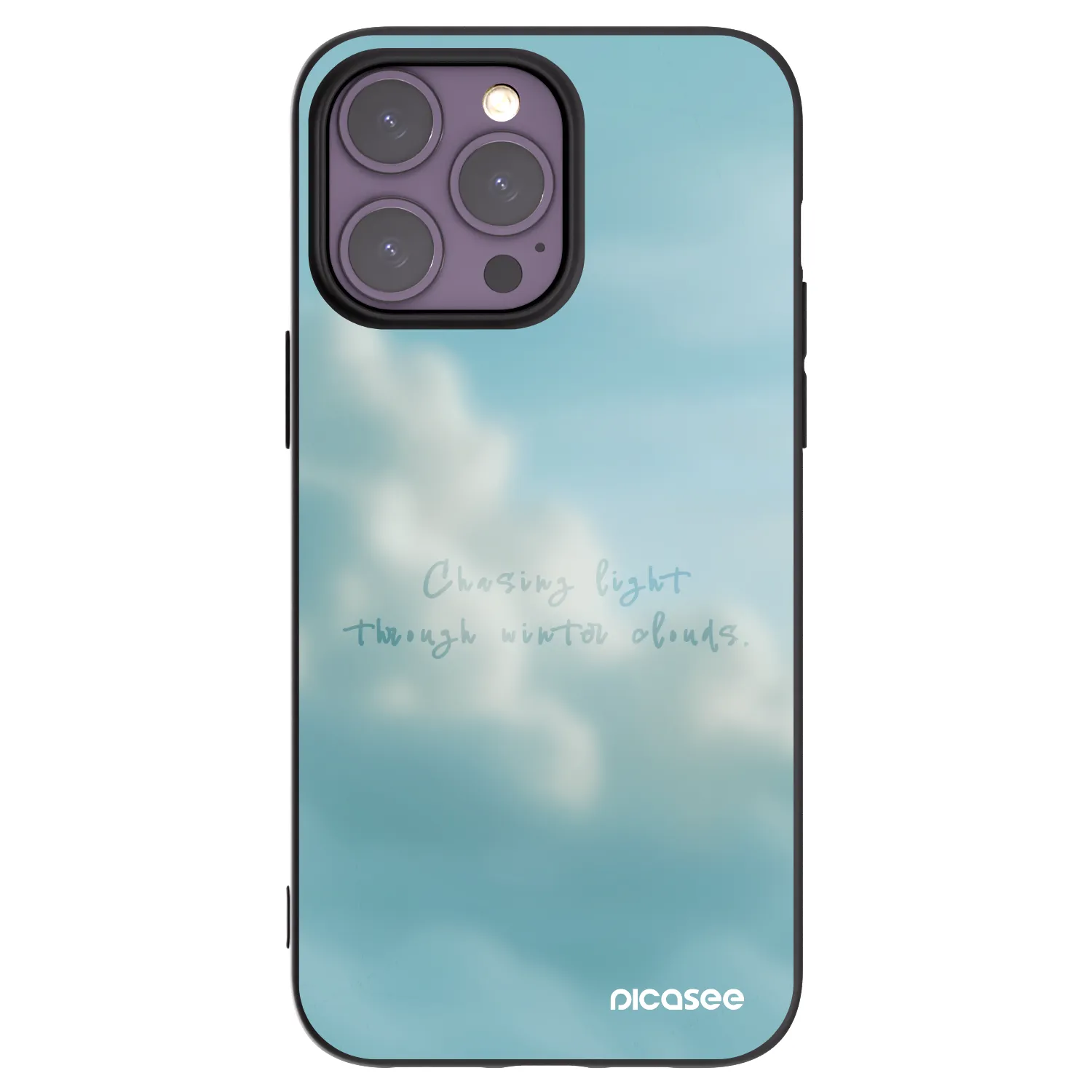 Picasee crna silikonska maskica za Apple iPhone 14 Pro Max - CHASiNG LIGHT