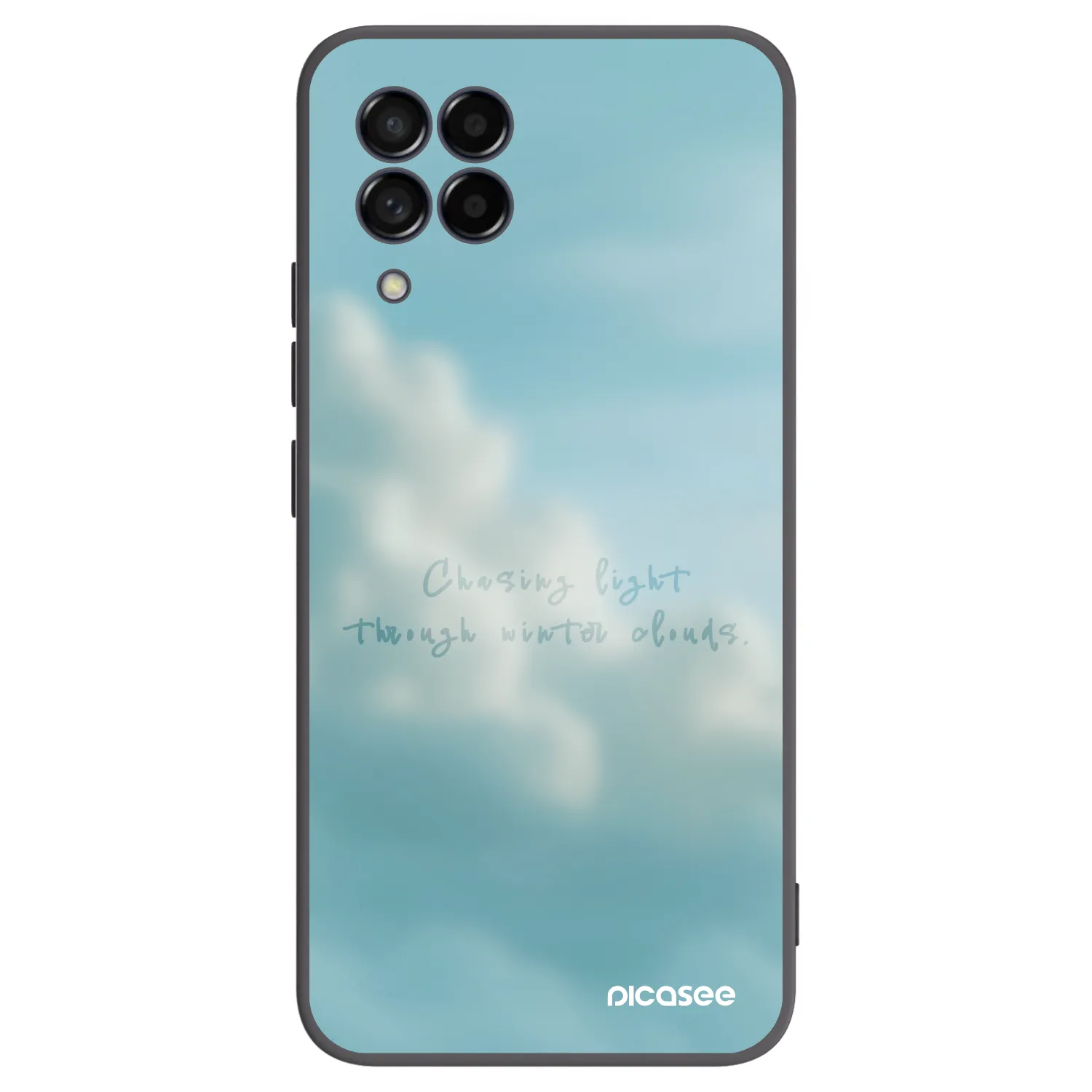 Picasee crna silikonska maskica za Samsung Galaxy M53 5G - CHASiNG LIGHT