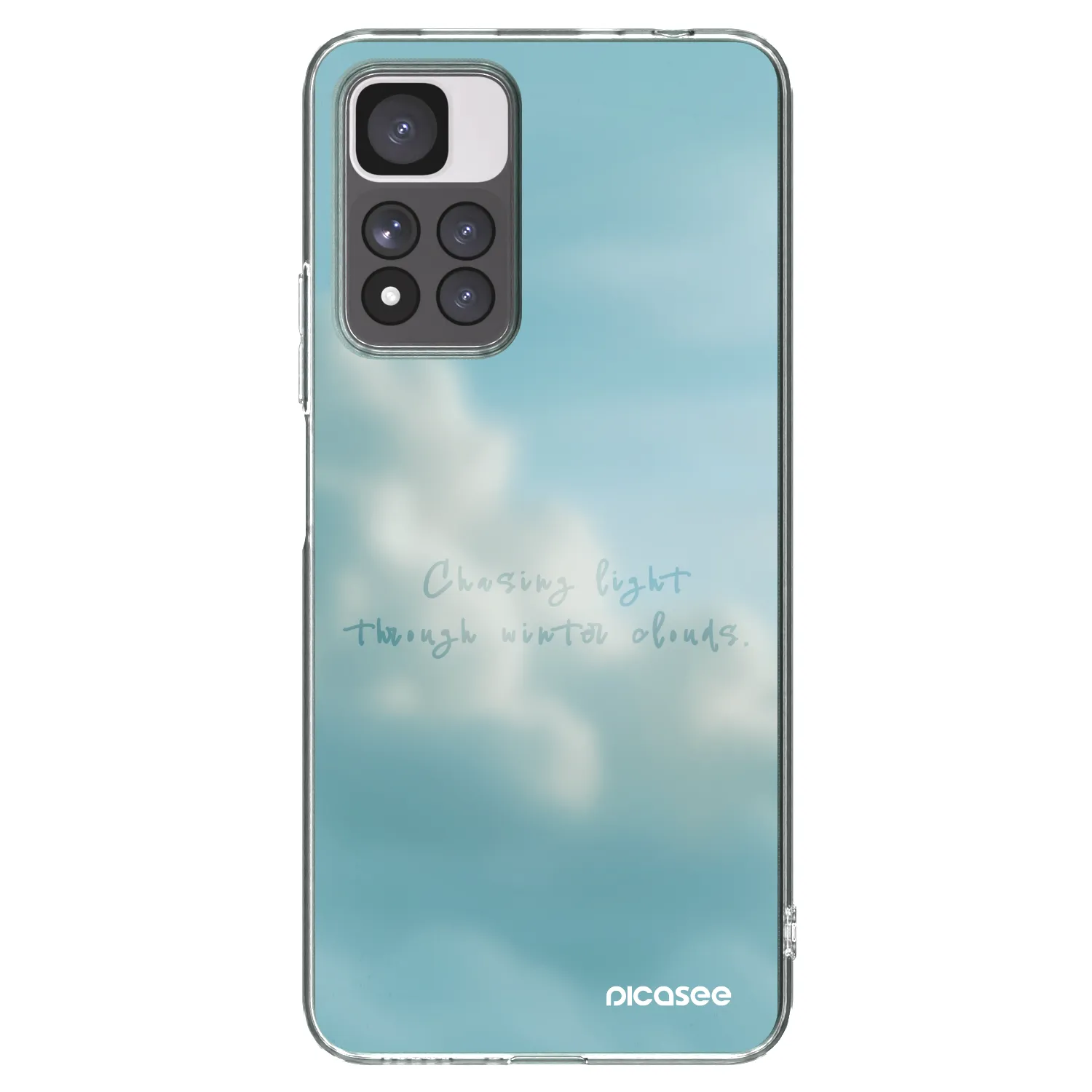 Picasee silikonska prozirna maskica za Xiaomi Redmi Note 11 Pro+ 5G - CHASiNG LIGHT