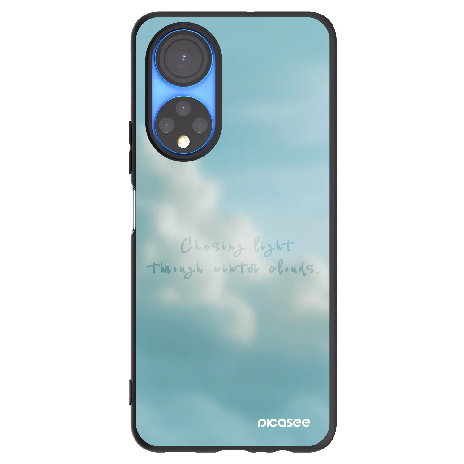 Picasee crna silikonska maskica za Honor X7 - CHASiNG LIGHT