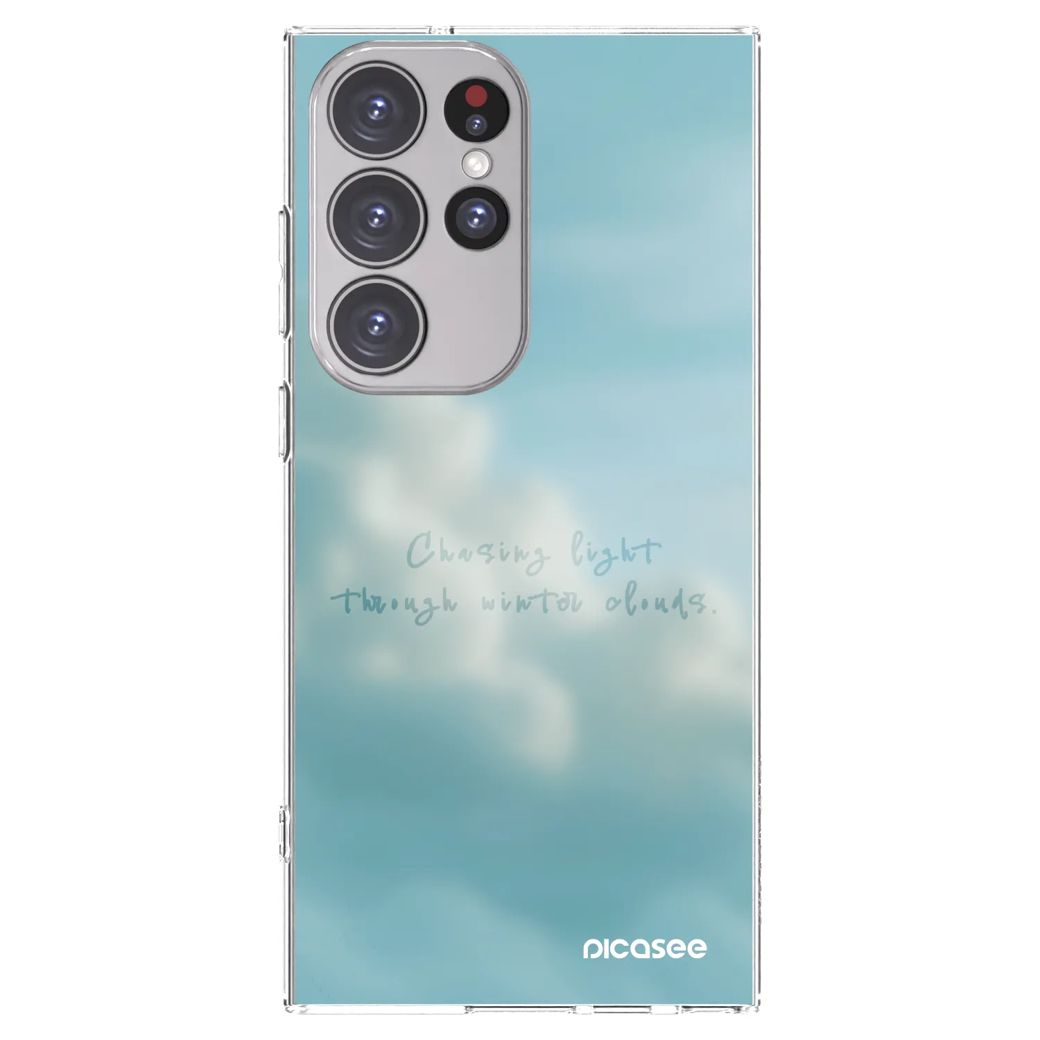 Picasee silikonska prozirna maskica za Samsung Galaxy S23 Ultra 5G - CHASiNG LIGHT