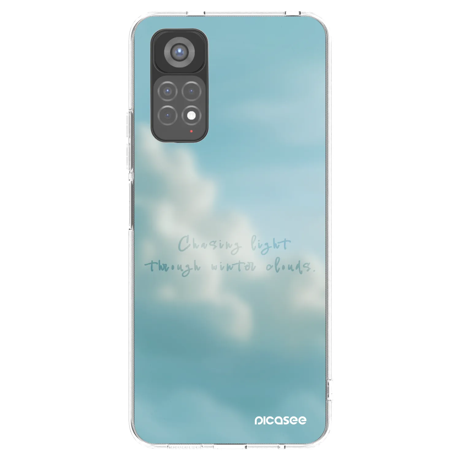 Picasee silikonska prozirna maskica za Xiaomi Redmi Note 11S 5G - CHASiNG LIGHT