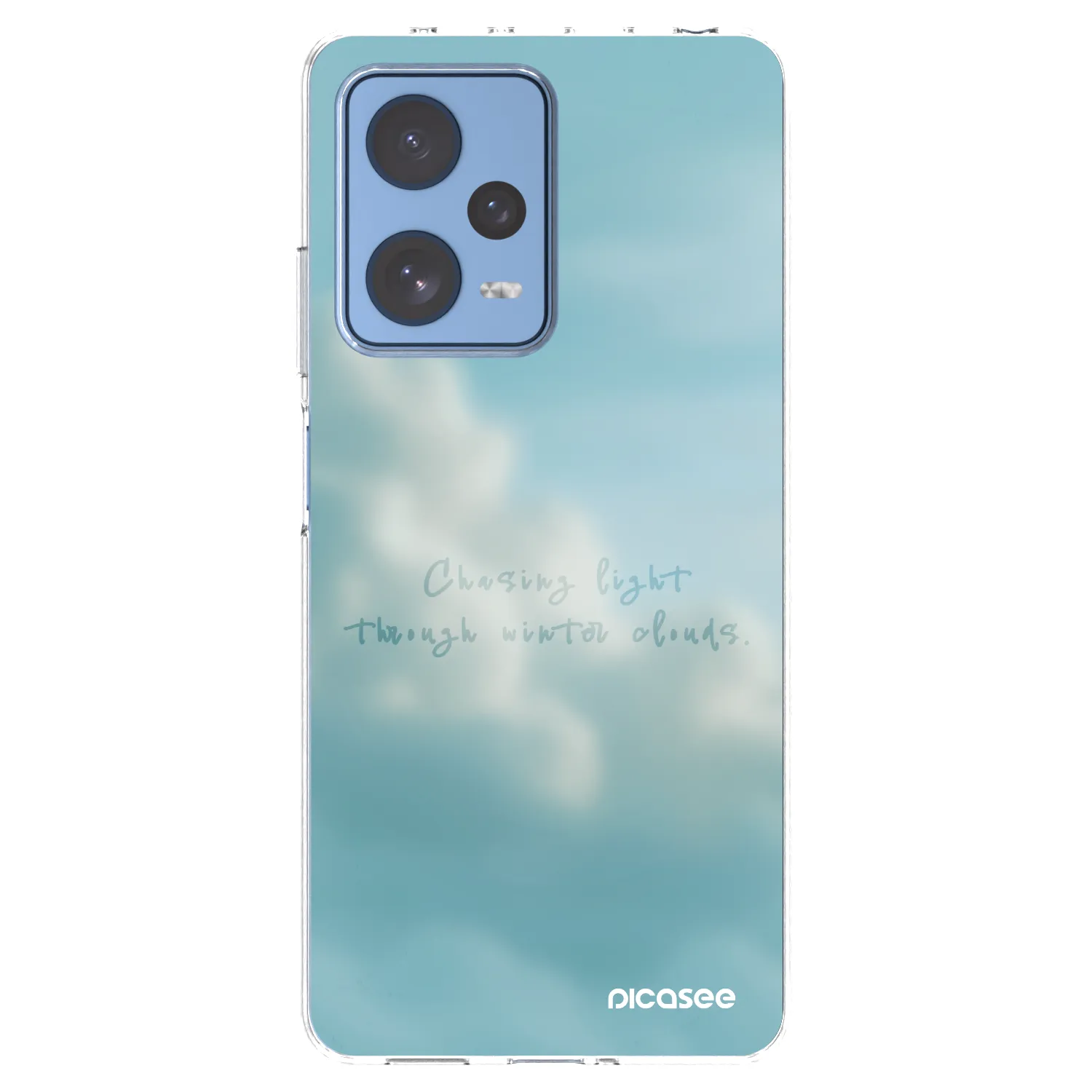 Picasee silikonska prozirna maskica za Xiaomi Redmi Note 12 Pro 5G - CHASiNG LIGHT