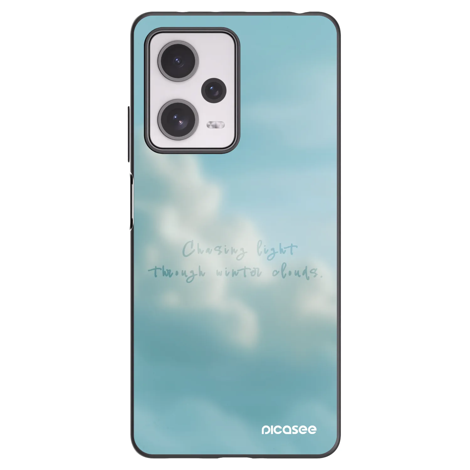 Picasee crna silikonska maskica za Xiaomi Redmi Note 12 Pro+ 5G - CHASiNG LIGHT