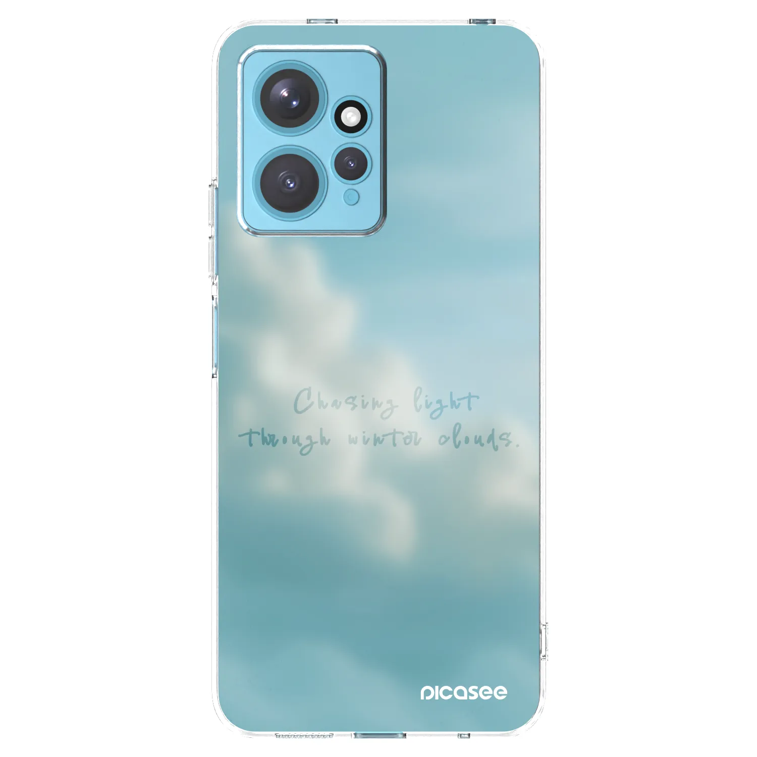 Picasee silikonska prozirna maskica za Xiaomi Redmi Note 12 4G - CHASiNG LIGHT