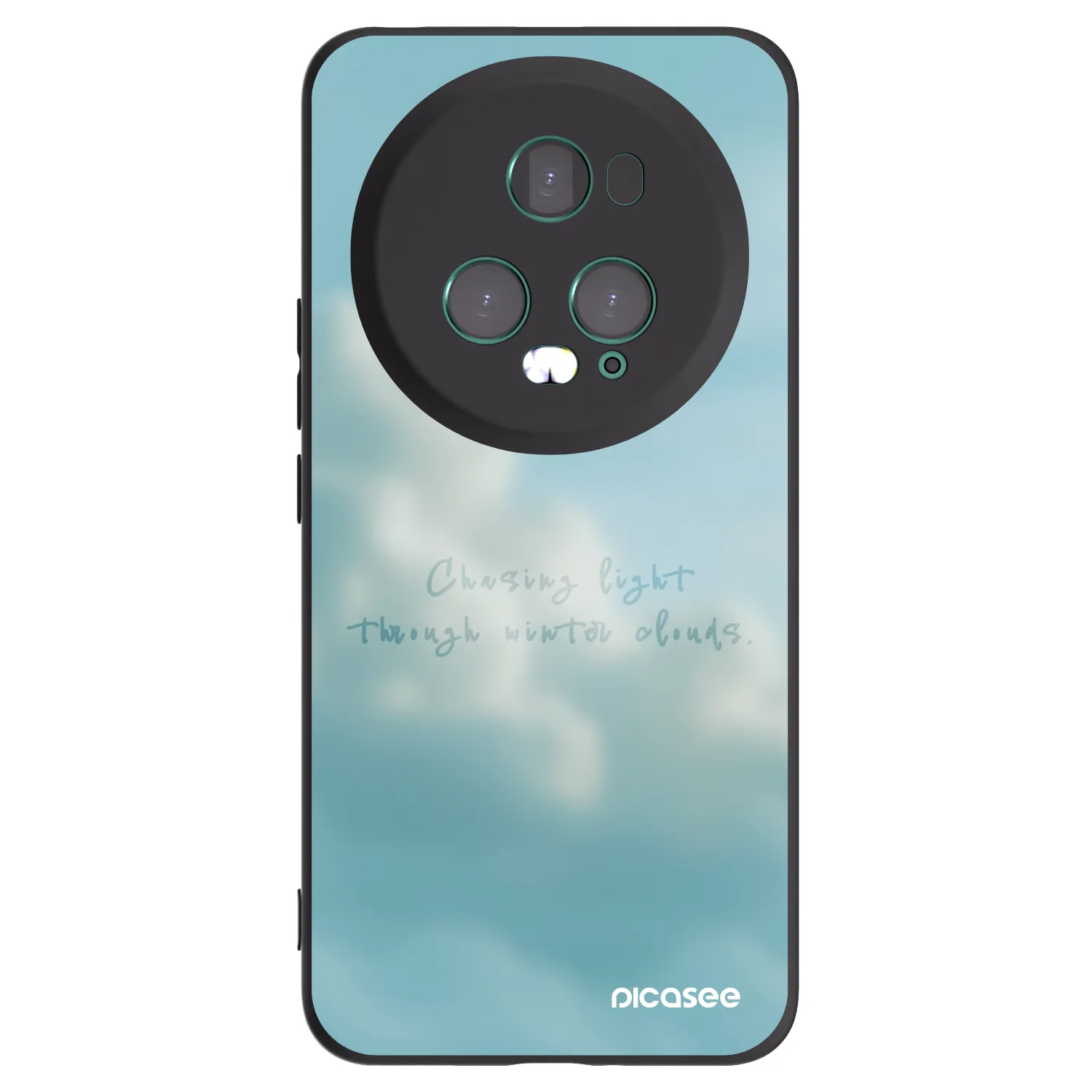 Picasee crna silikonska maskica za Honor Magic5 Pro - CHASiNG LIGHT