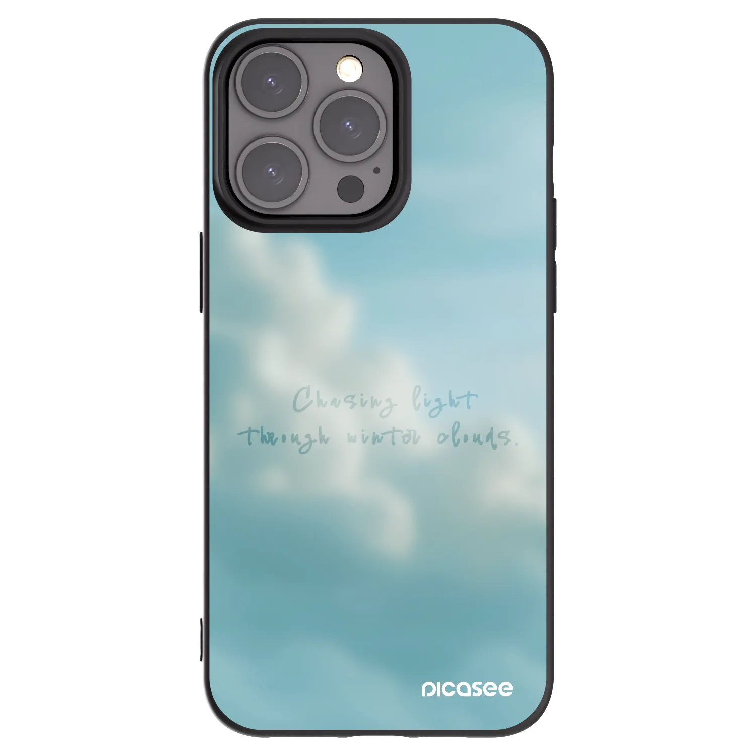 Picasee crna silikonska maskica za Apple iPhone 15 Pro Max - CHASiNG LIGHT