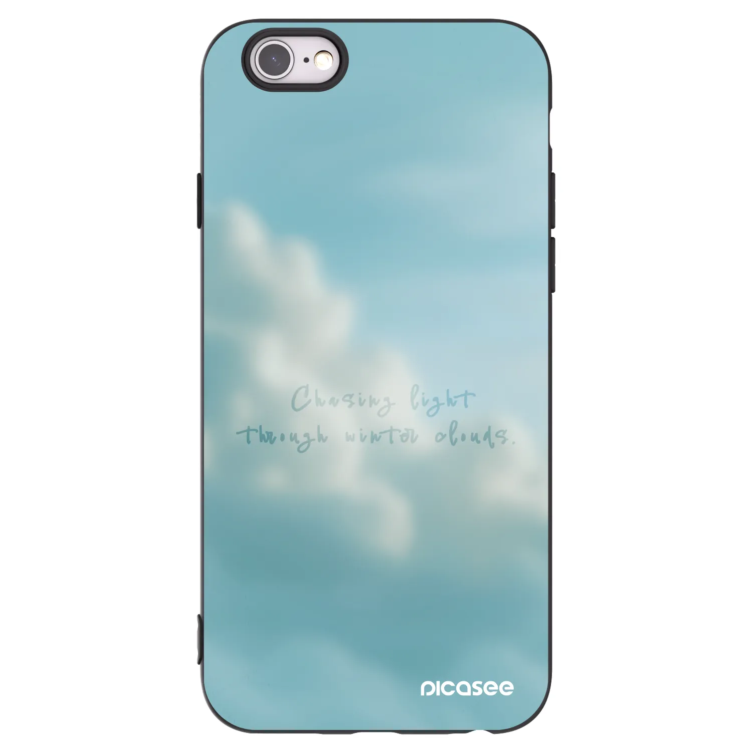 Picasee crna silikonska maskica za Apple iPhone 6/6S - CHASiNG LIGHT