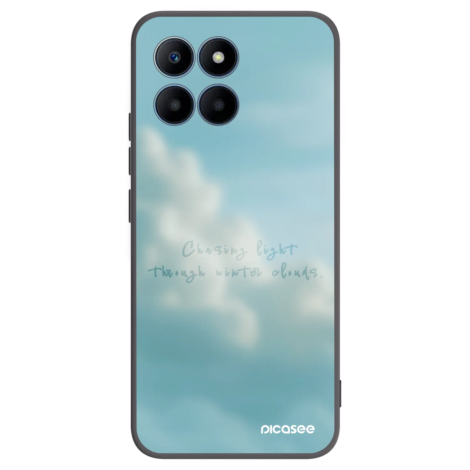 Picasee crna silikonska maskica za Honor 70 Lite - CHASiNG LIGHT