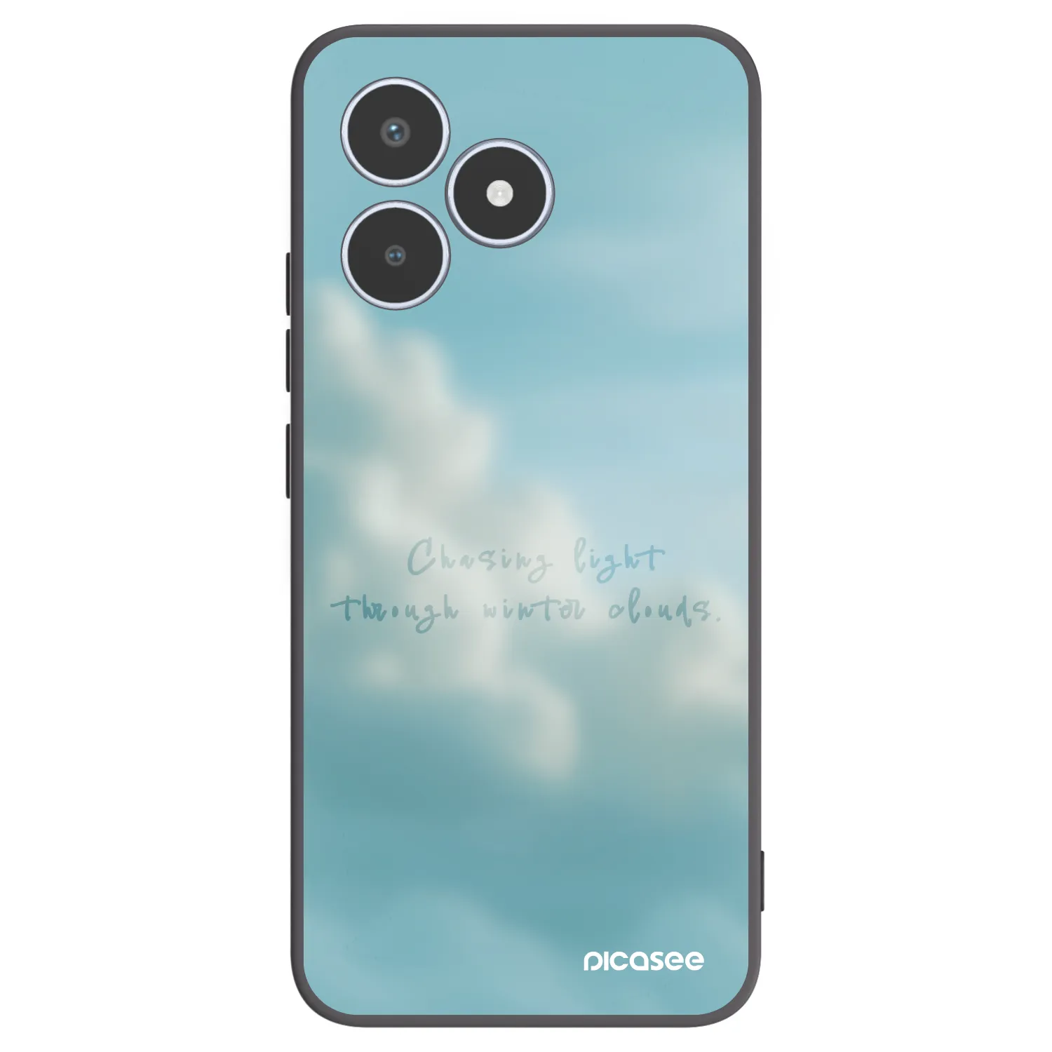 Picasee crna silikonska maskica za Realme C53 - CHASiNG LIGHT