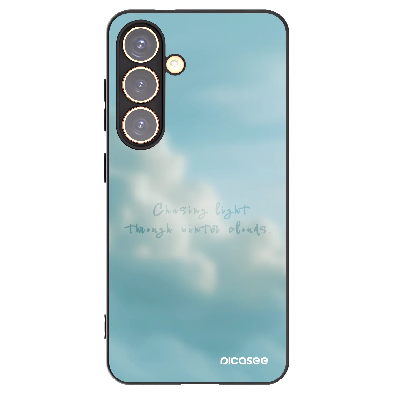 Picasee crna silikonska maskica za Samsung Galaxy S24 S921B 5G - CHASiNG LIGHT