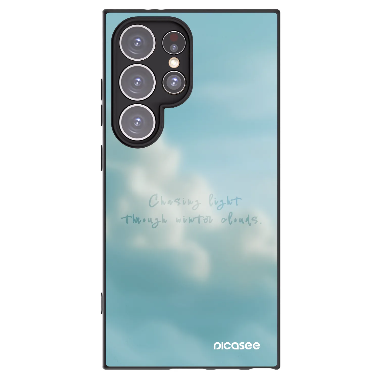 Picasee crna silikonska maskica za Samsung Galaxy S24 Ultra S928B 5G - CHASiNG LIGHT