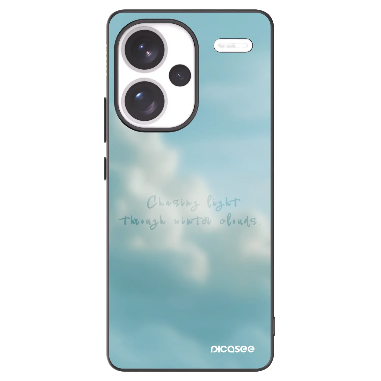 Picasee crna silikonska maskica za Xiaomi Redmi Note 13 Pro+ 5G - CHASiNG LIGHT