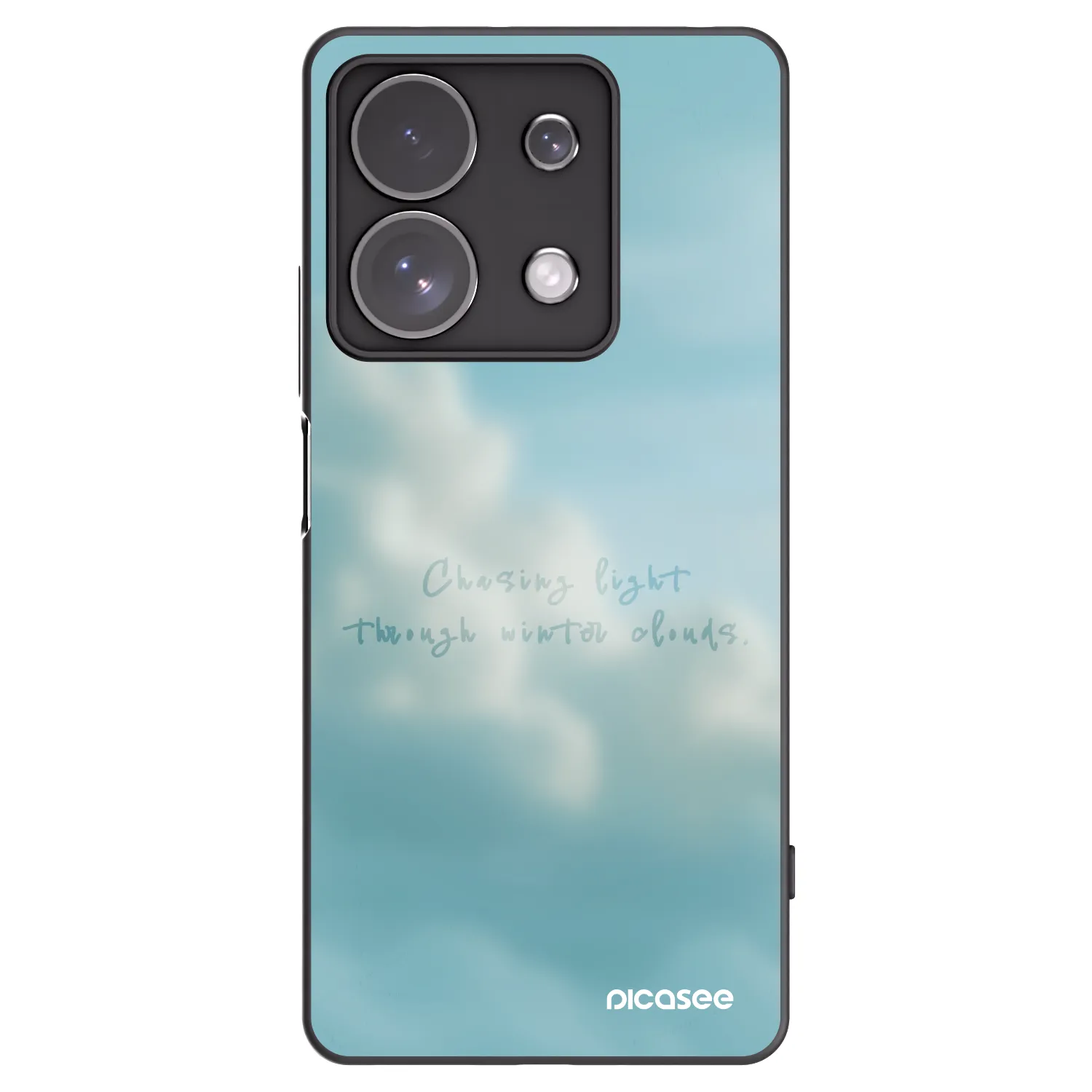 Picasee crna silikonska maskica za Xiaomi Redmi Note 13 Pro 4G - CHASiNG LIGHT