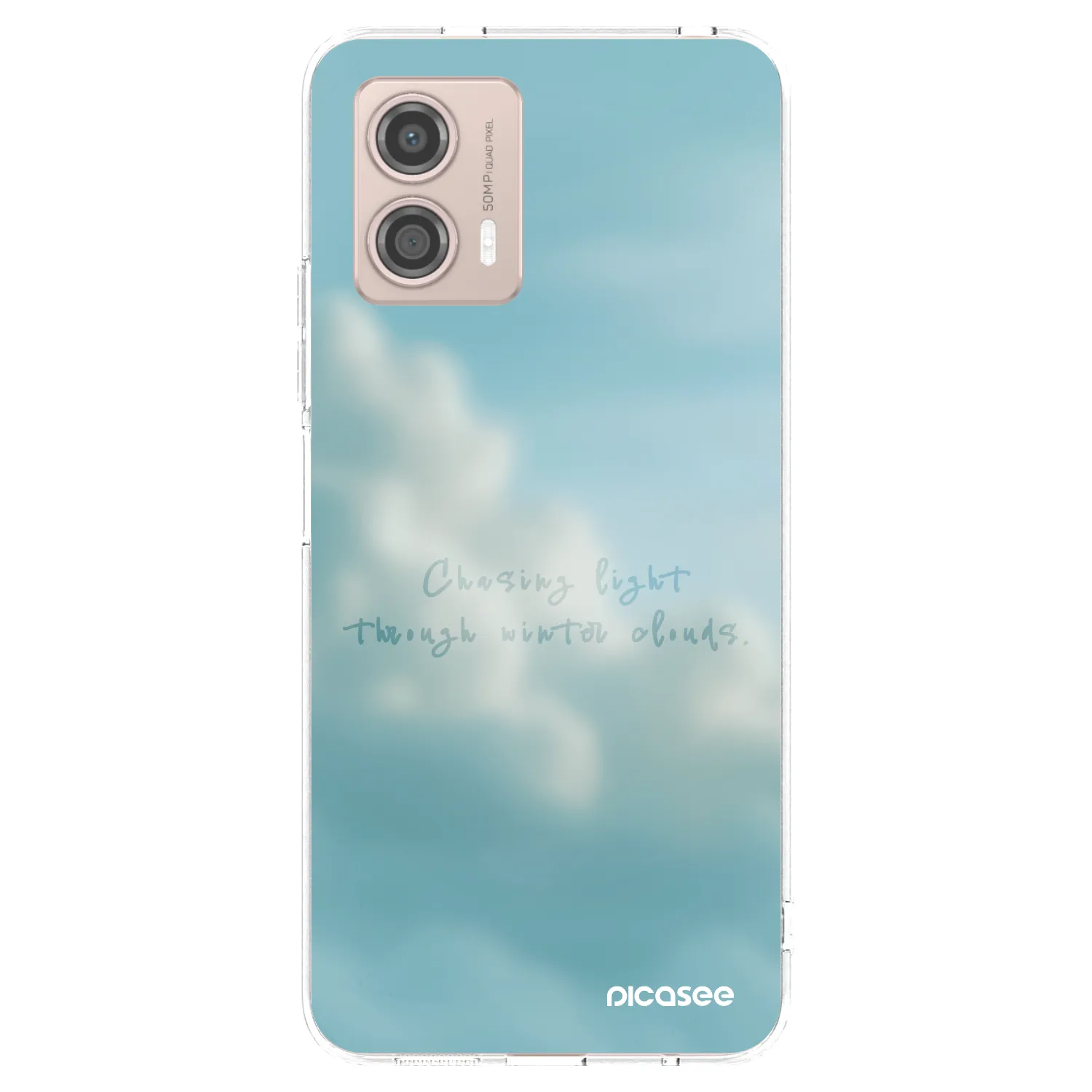 Picasee silikonska prozirna maskica za Motorola Moto G53 5G - CHASiNG LIGHT