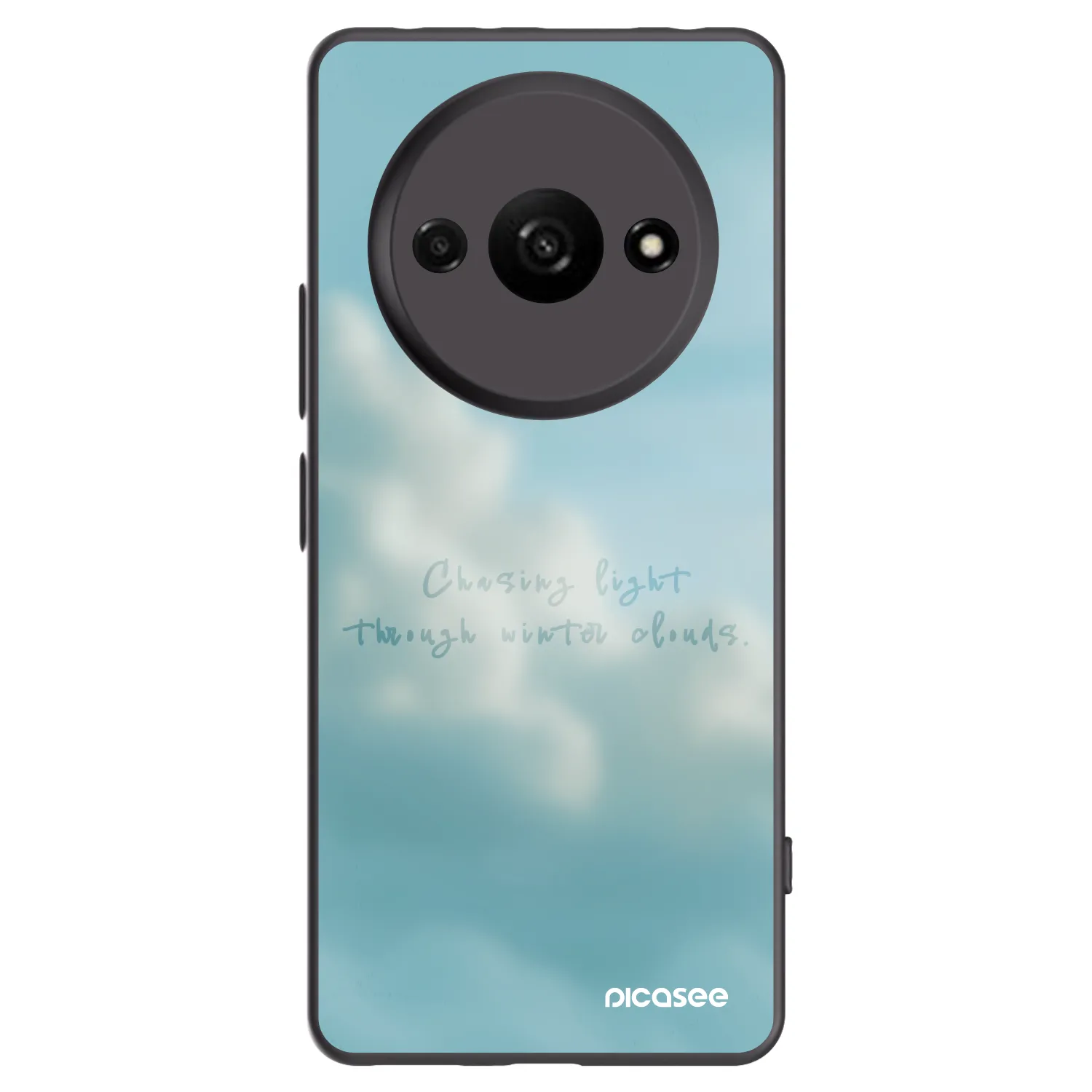 Picasee crna silikonska maskica za Xiaomi Redmi A3 - CHASiNG LIGHT