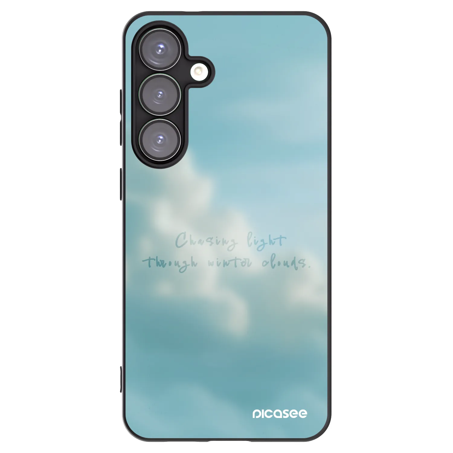 Picasee crna silikonska maskica za Samsung Galaxy S25+ 5G - CHASiNG LIGHT