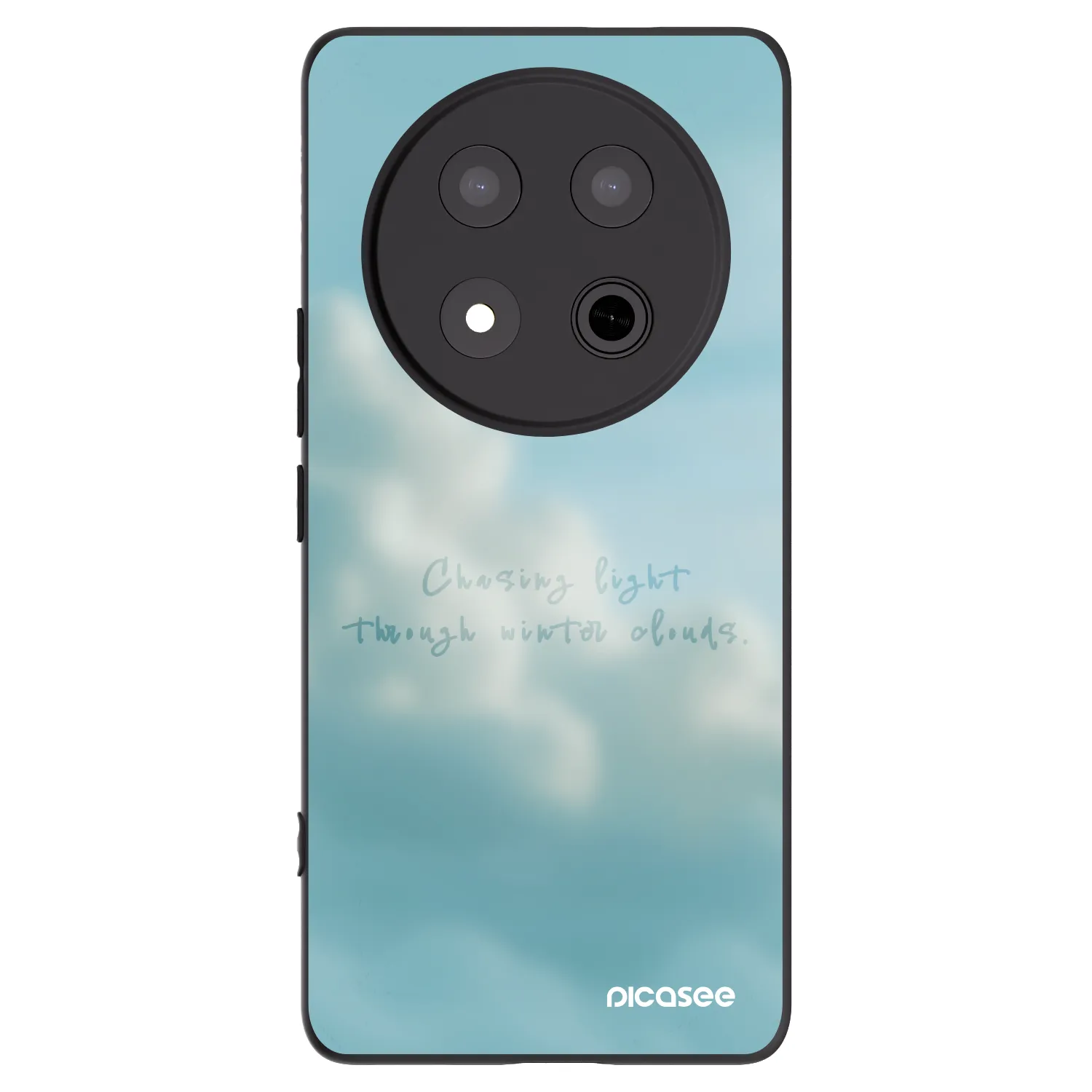 Picasee crna silikonska maskica za Honor Magic7 Lite 5G - CHASiNG LIGHT