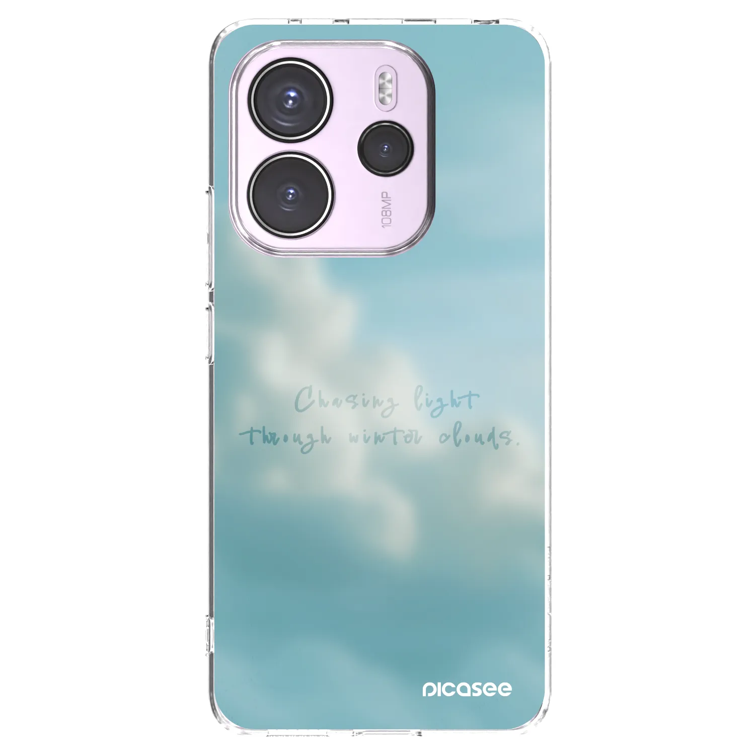 Picasee silikonska prozirna maskica za Xiaomi Redmi Note 14 4G - CHASiNG LIGHT