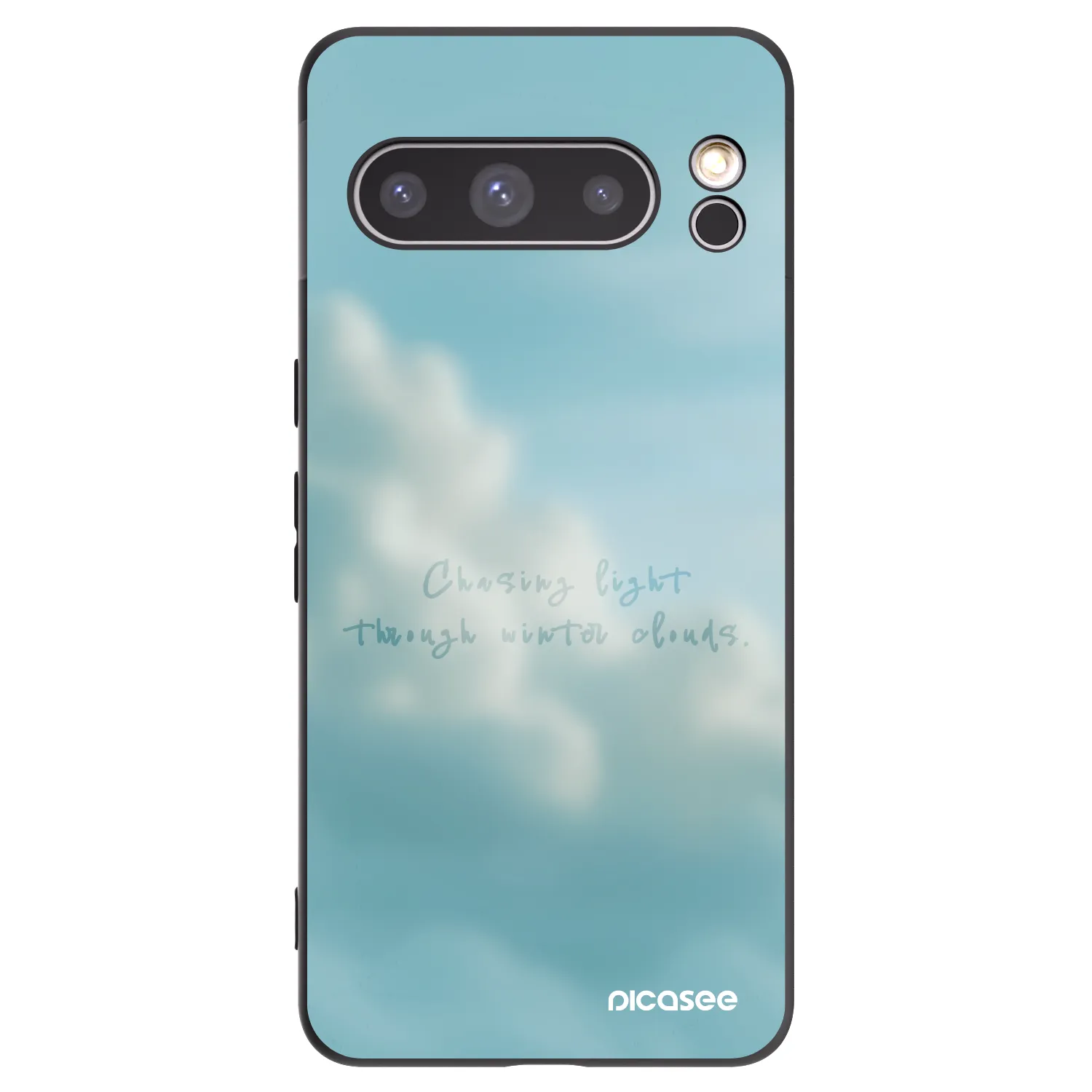 Picasee crna silikonska maskica za Google Pixel 8 Pro - CHASiNG LIGHT