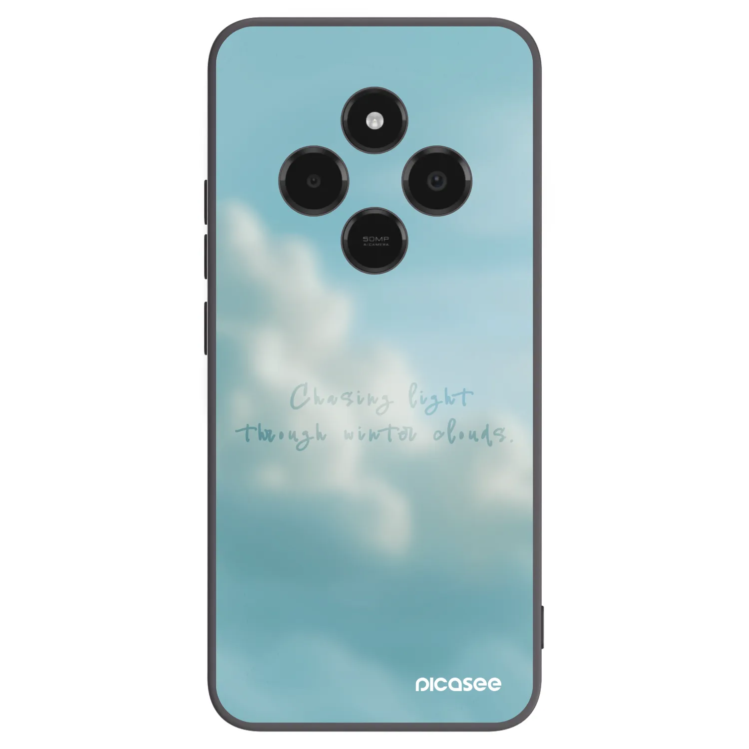 Picasee crna silikonska maskica za Xiaomi Poco C75 - CHASiNG LIGHT