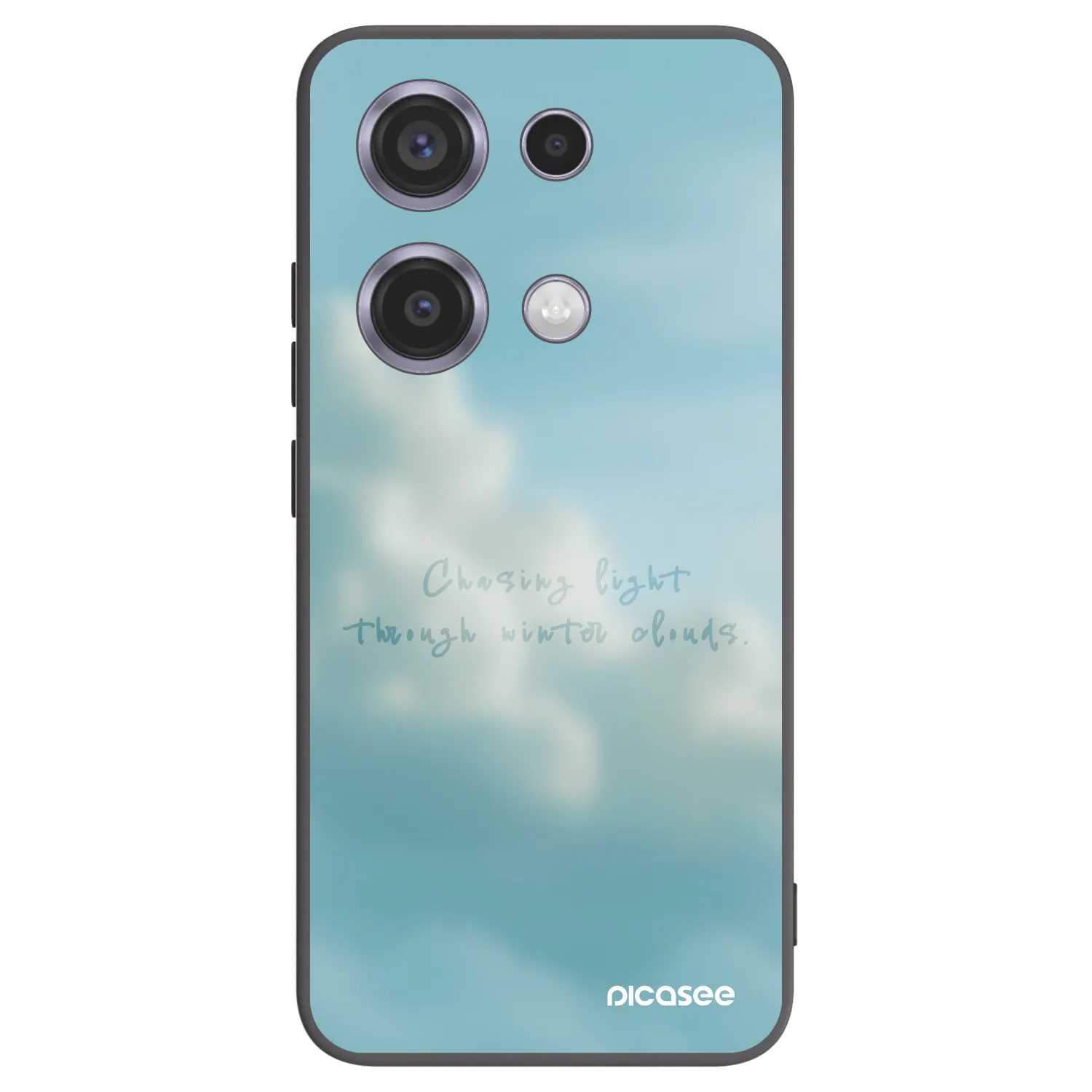 Picasee crna silikonska maskica za Xiaomi Redmi Note 14S - CHASiNG LIGHT