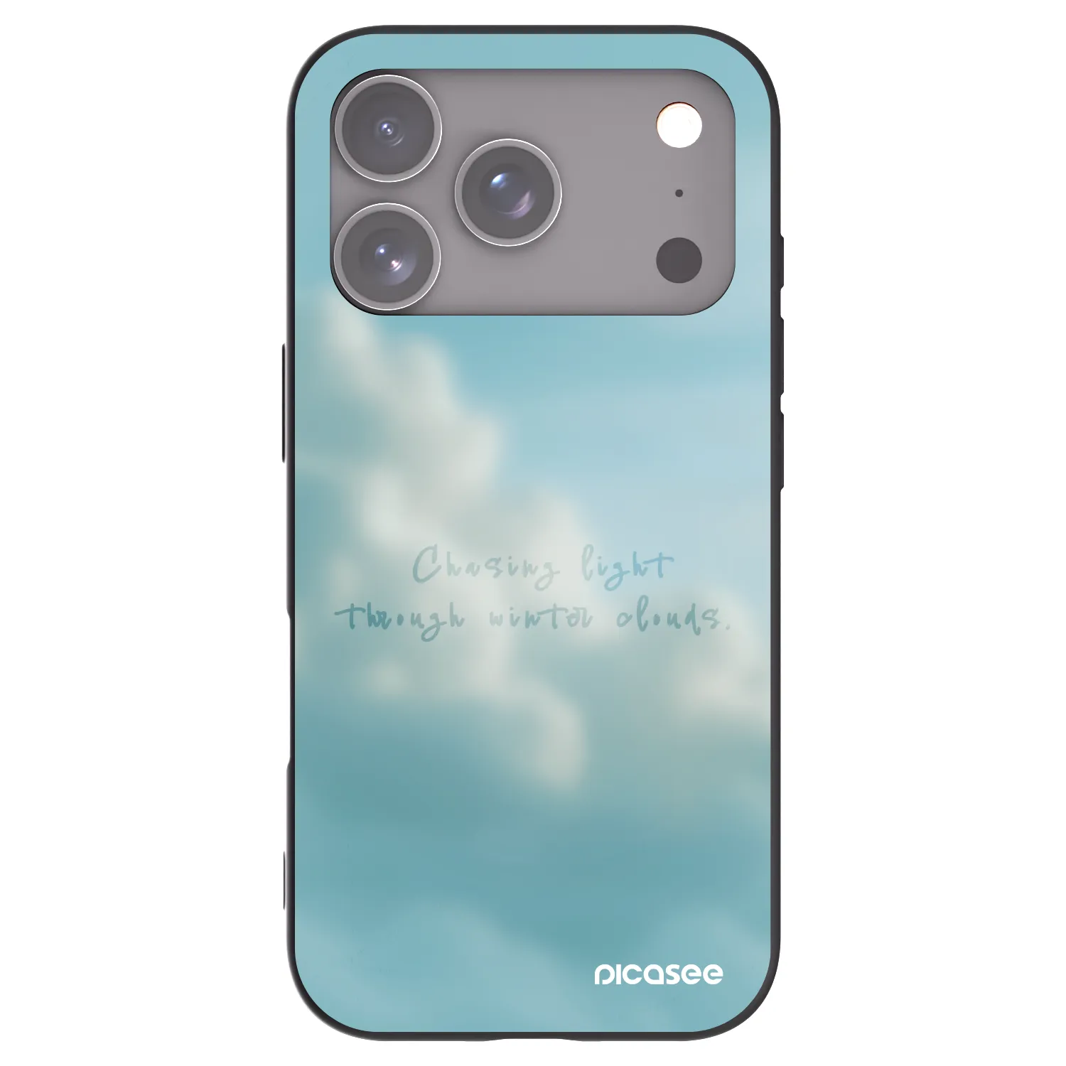 Picasee crna silikonska maskica za Apple iPhone 17 Pro - CHASiNG LIGHT