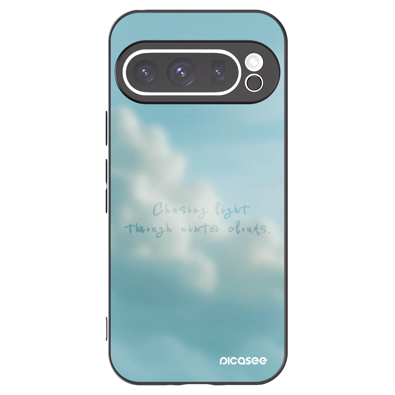 Picasee crna silikonska maskica za Google Pixel 9 Pro XL - CHASiNG LIGHT