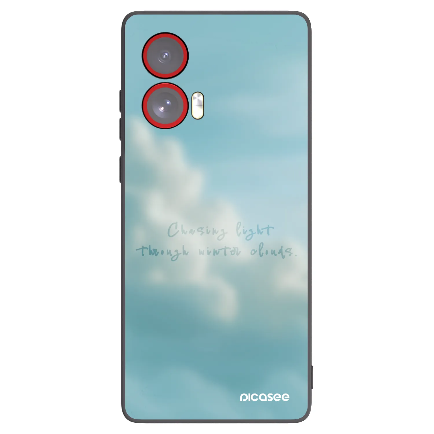 Picasee crna silikonska maskica za Motorola Edge 50 Fusion - CHASiNG LIGHT