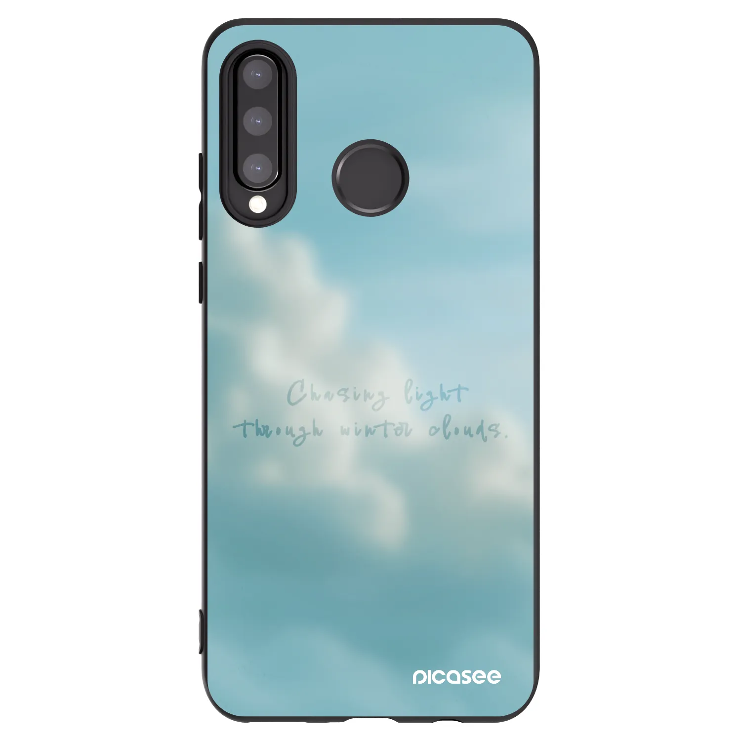 Picasee crna silikonska maskica za Huawei P30 Lite - CHASiNG LIGHT