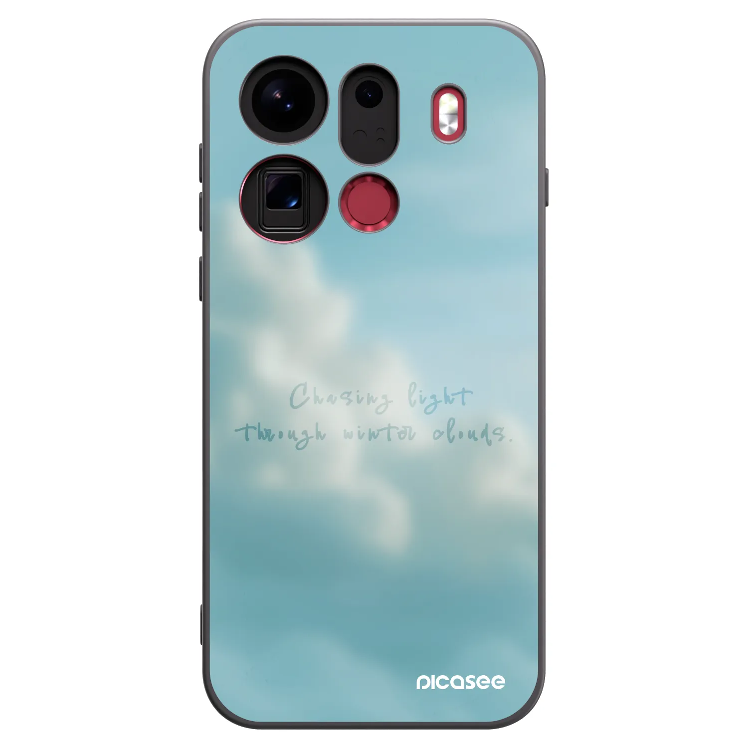 Picasee crna silikonska maskica za OPPO Find X9 Pro - CHASiNG LIGHT