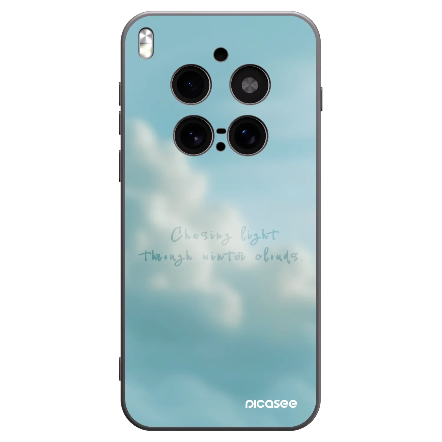 Picasee crna silikonska maskica za Vivo X300 Pro - CHASiNG LIGHT