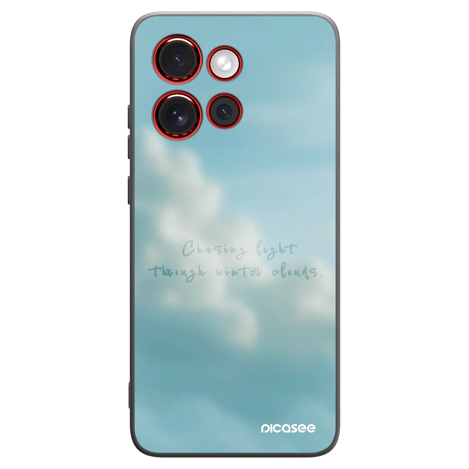Picasee crna silikonska maskica za Motorola Edge 60 Neo 5G - CHASiNG LIGHT