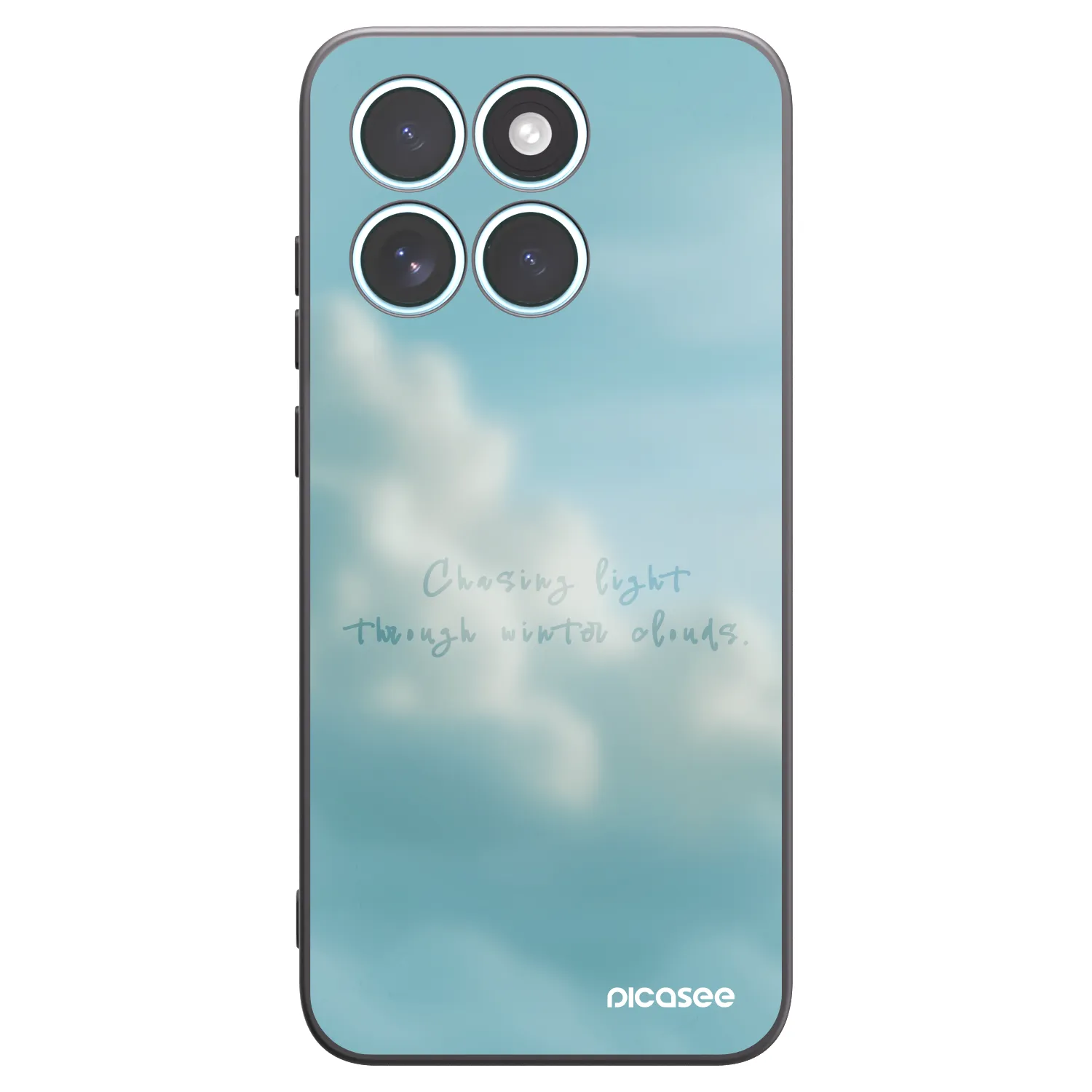 Picasee crna silikonska maskica za Motorola Edge 70 Fusion - CHASiNG LIGHT