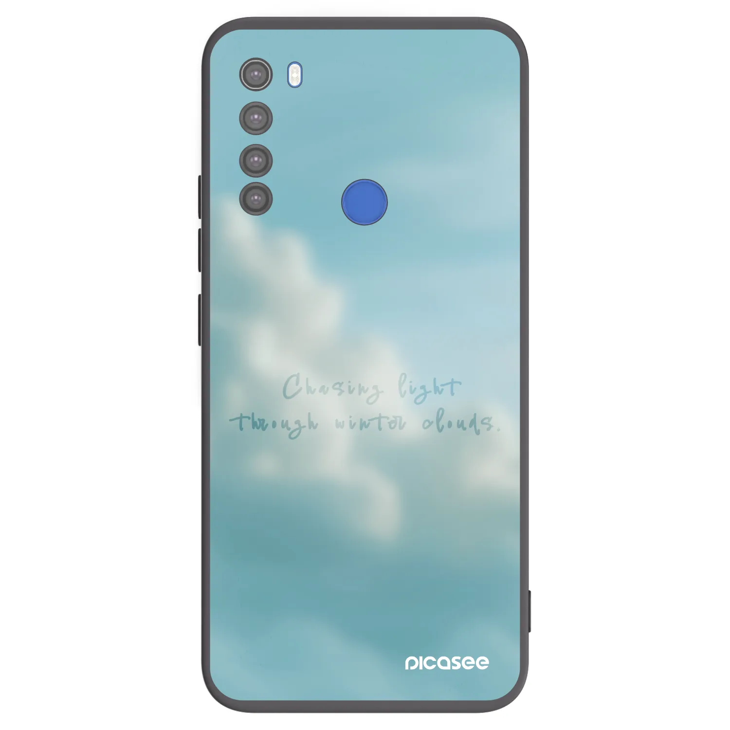 Picasee crna silikonska maskica za Xiaomi Redmi Note 8T - CHASiNG LIGHT