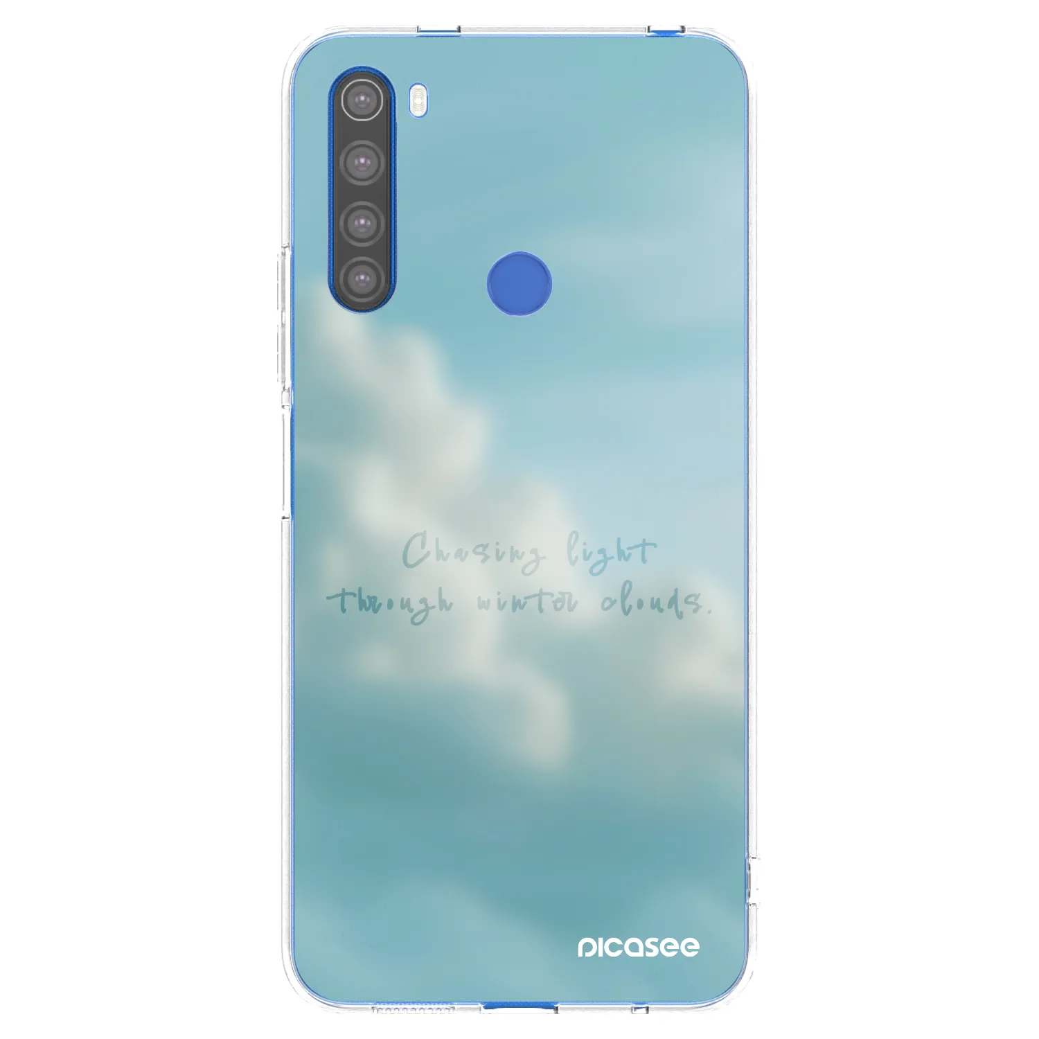 Picasee silikonska prozirna maskica za Xiaomi Redmi Note 8T - CHASiNG LIGHT