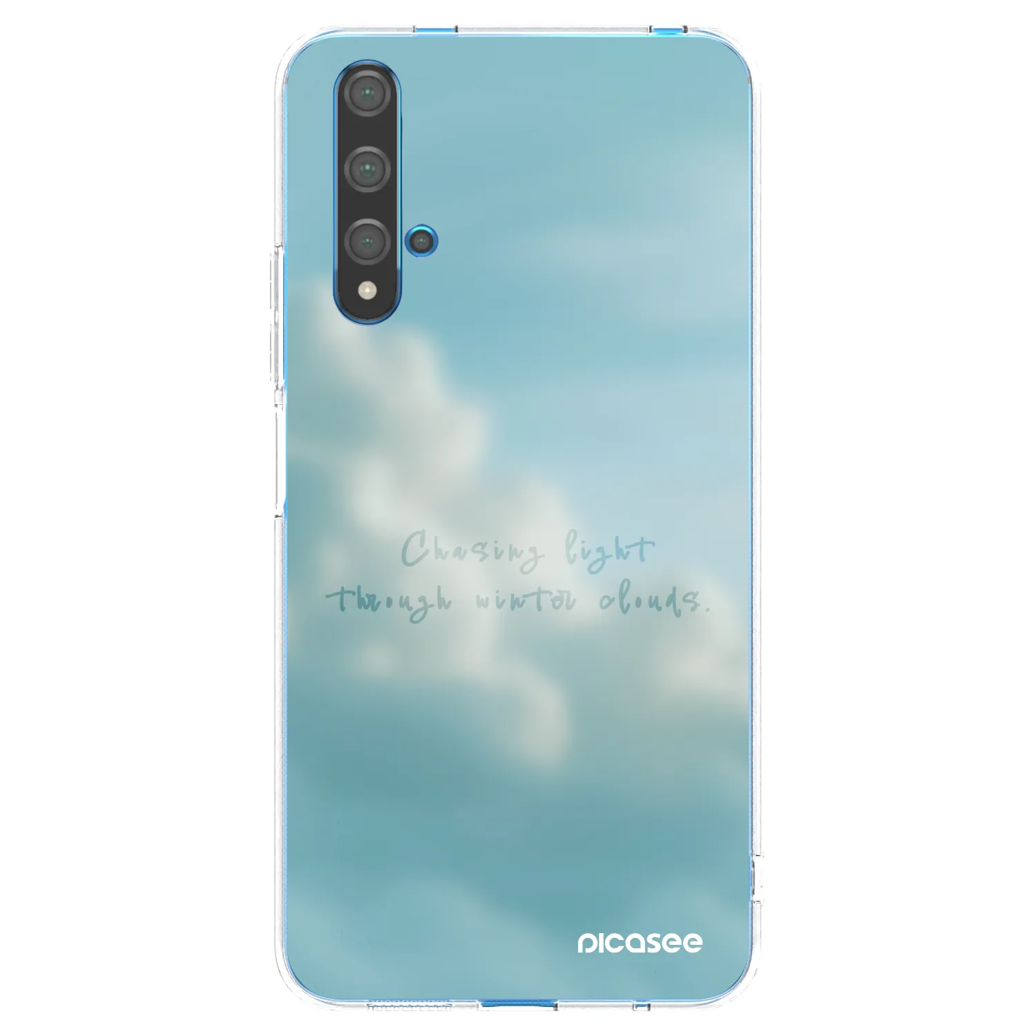Picasee silikonska prozirna maskica za Huawei Nova 5T - CHASiNG LIGHT