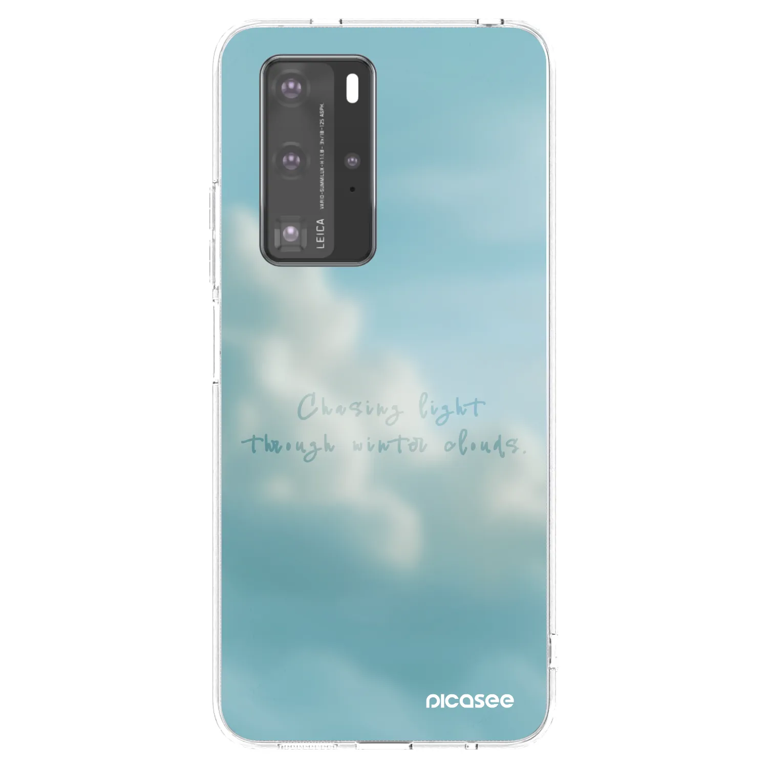 Picasee silikonska prozirna maskica za Huawei P40 Pro - CHASiNG LIGHT