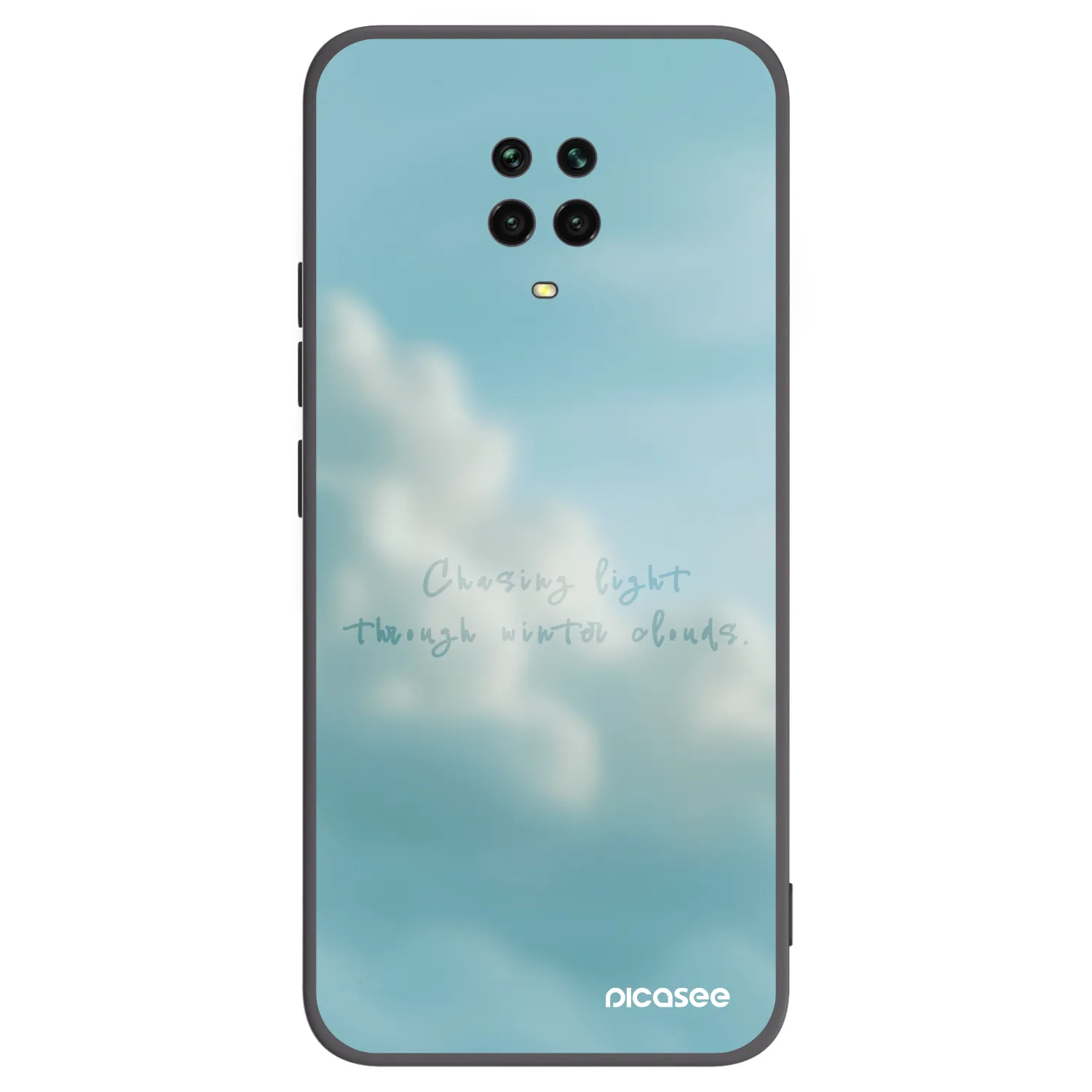 Picasee crna silikonska maskica za Xiaomi Redmi Note 9 Pro - CHASiNG LIGHT