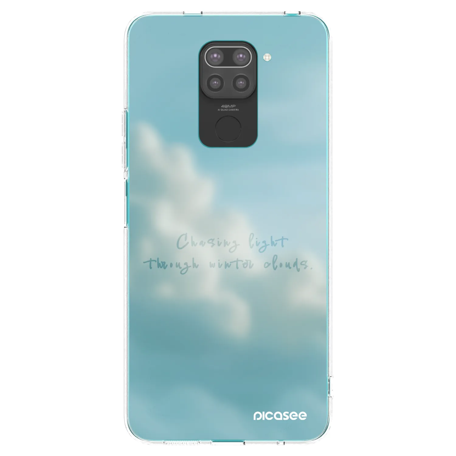 Picasee crna silikonska maskica za Xiaomi Redmi Note 9 - CHASiNG LIGHT
