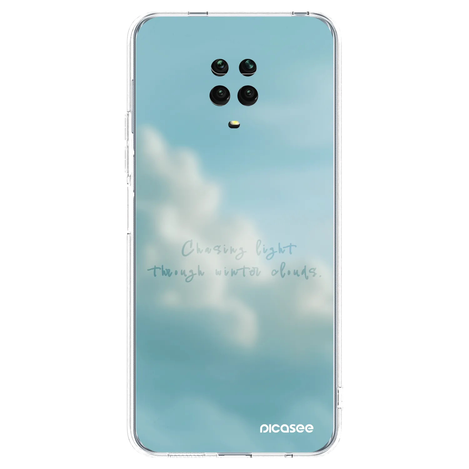 Picasee silikonska prozirna maskica za Xiaomi Redmi Note 9S - CHASiNG LIGHT